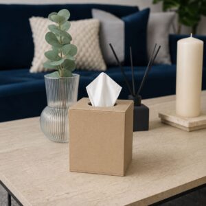 Beige Tissue box