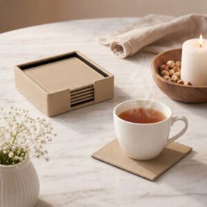Coaster set- Beige