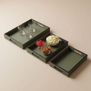 Rectangle- 3 psc- Green