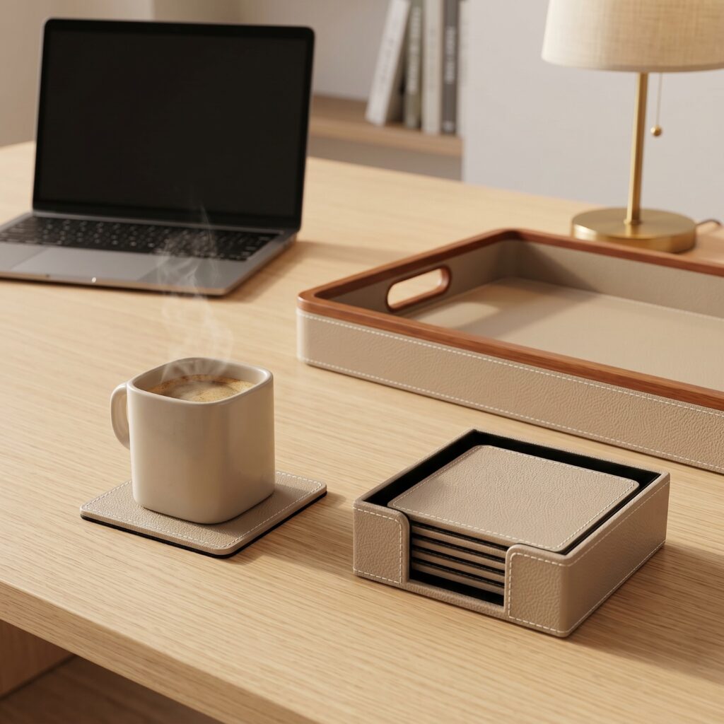 Coaster set- Beige