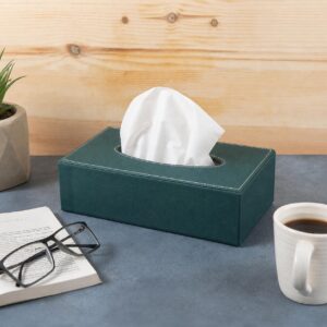 Rectangle Tissue Box- Green