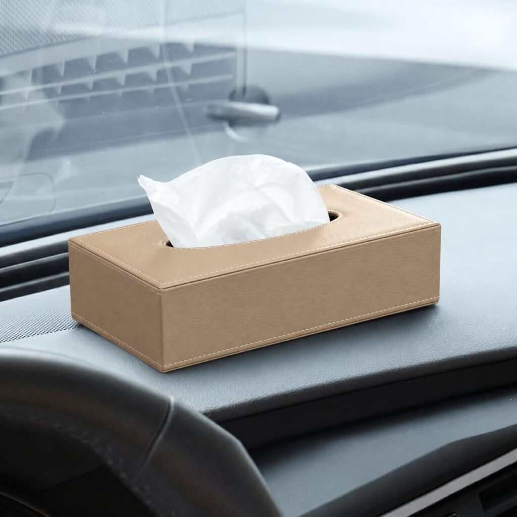 Rectangle Tissue Box- Beige