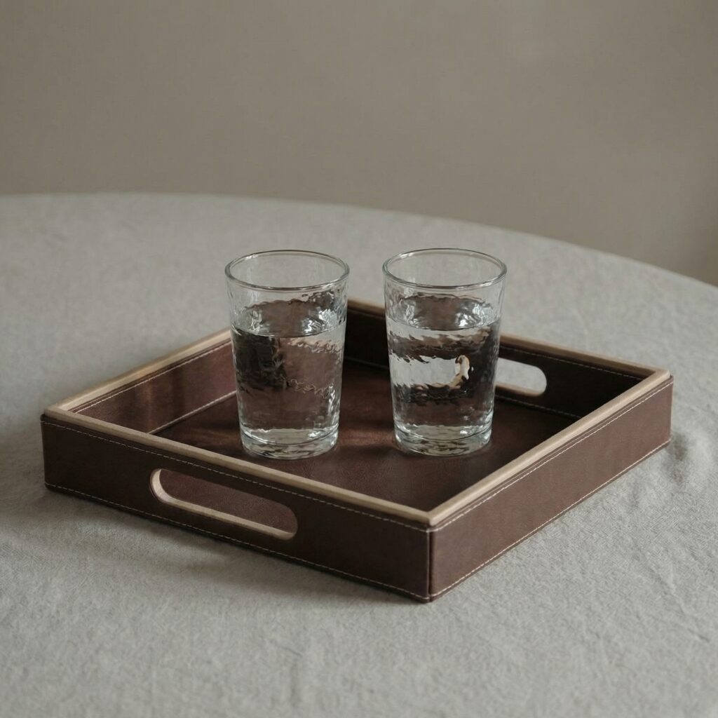 Square- 2 psc- Brown