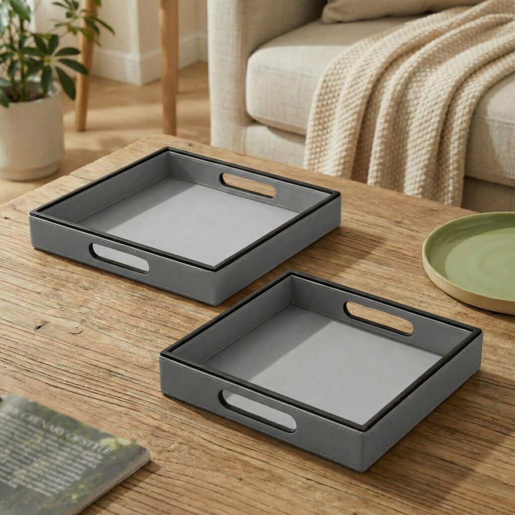 Square- 2 psc - Grey