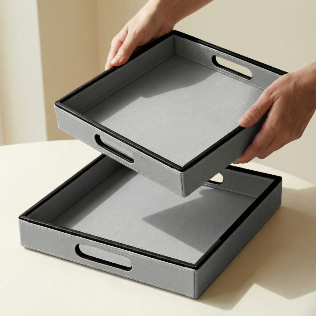 Square- 2 psc - Grey