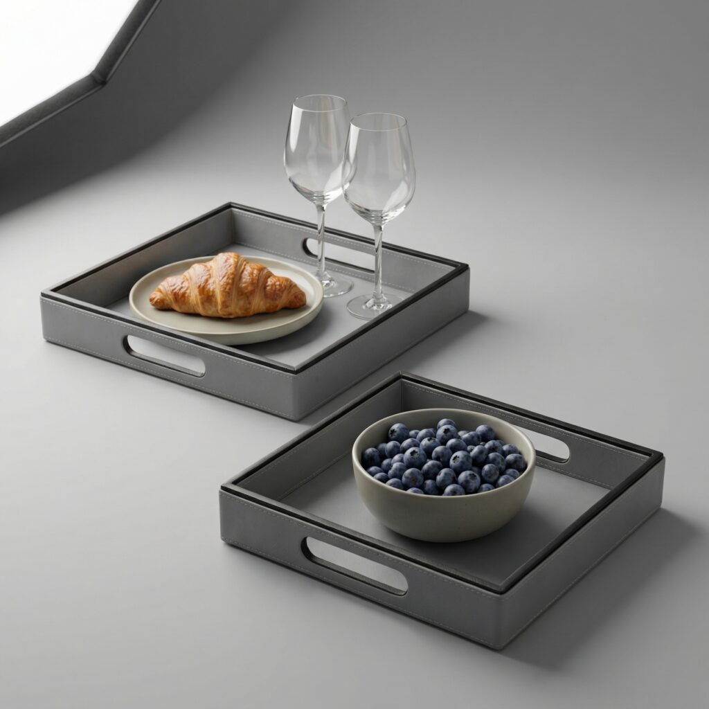 Square- 2 psc - Grey