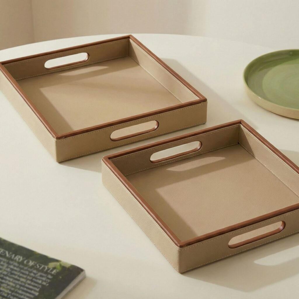 Square- 2 psc- Beige