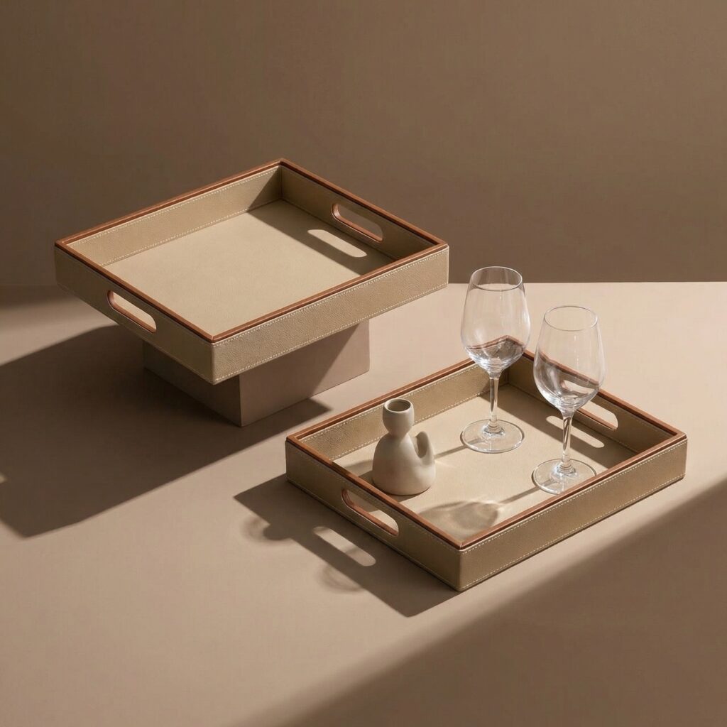 Square- 2 psc- Beige