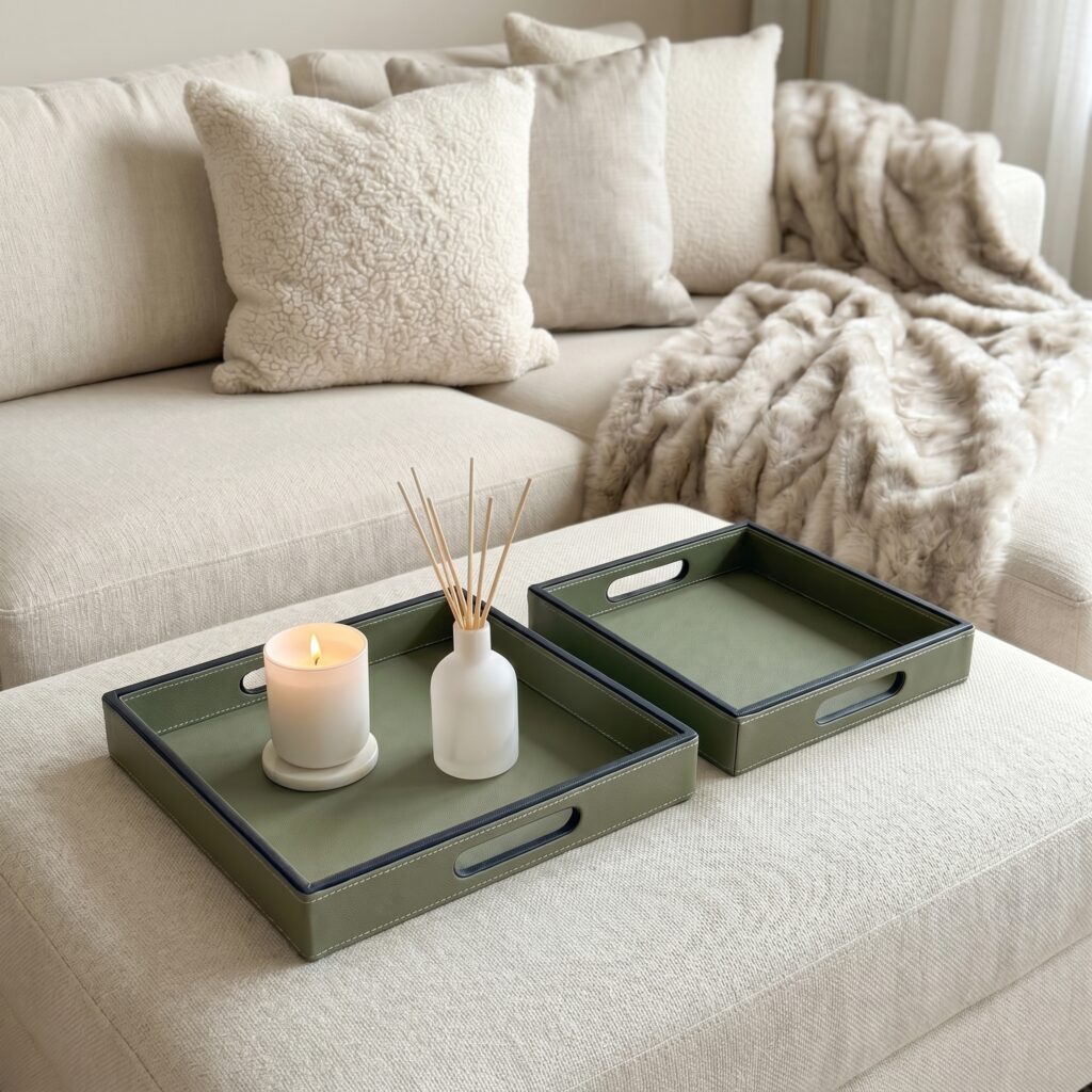 Square- 2 psc- Green