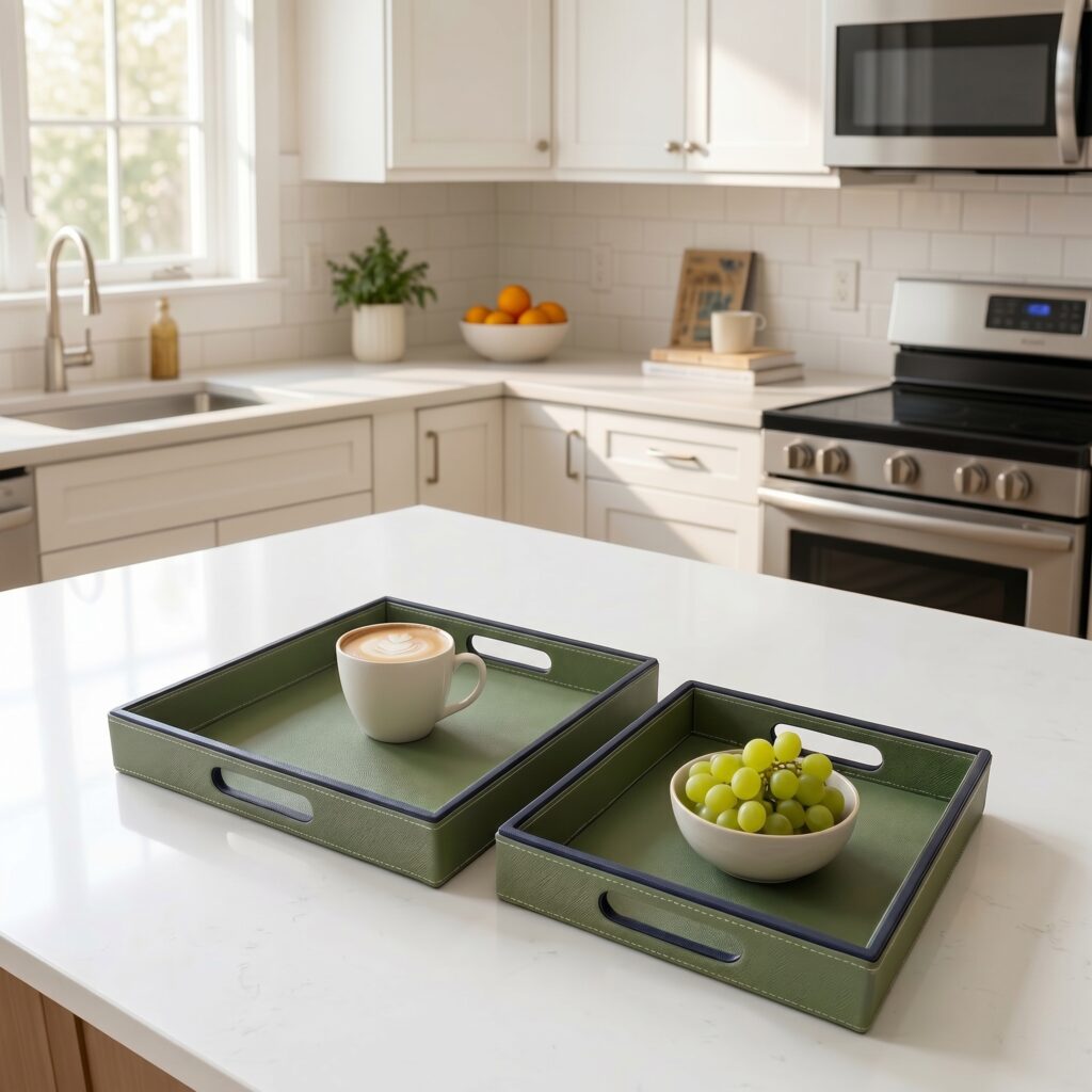 Square- 2 psc- Green