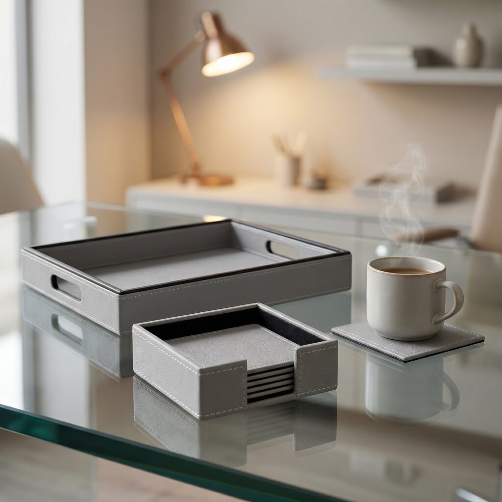 Coaster set- Grey