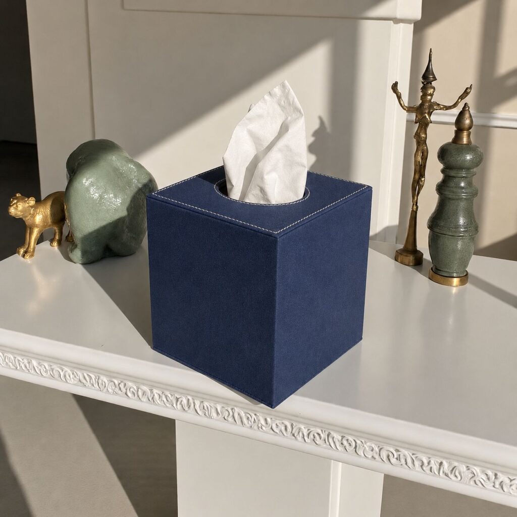 Blue Tissue Box