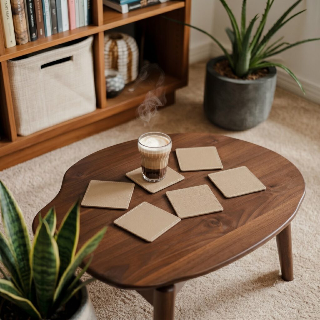 Coaster set- Beige