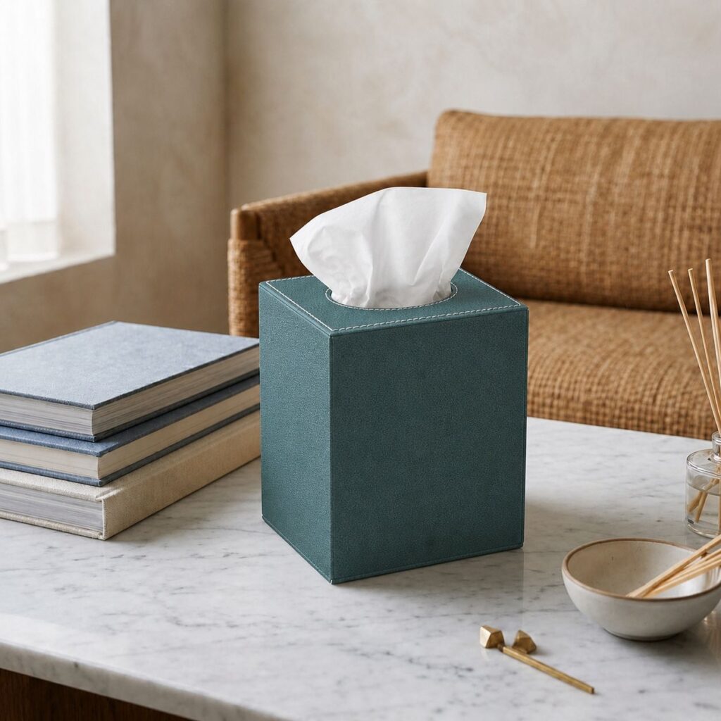 Green Tissue Box