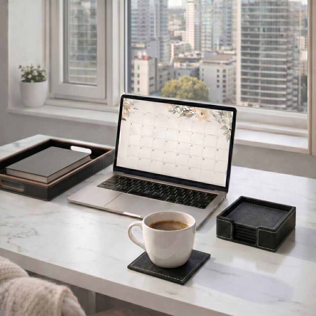 Coaster set- Black