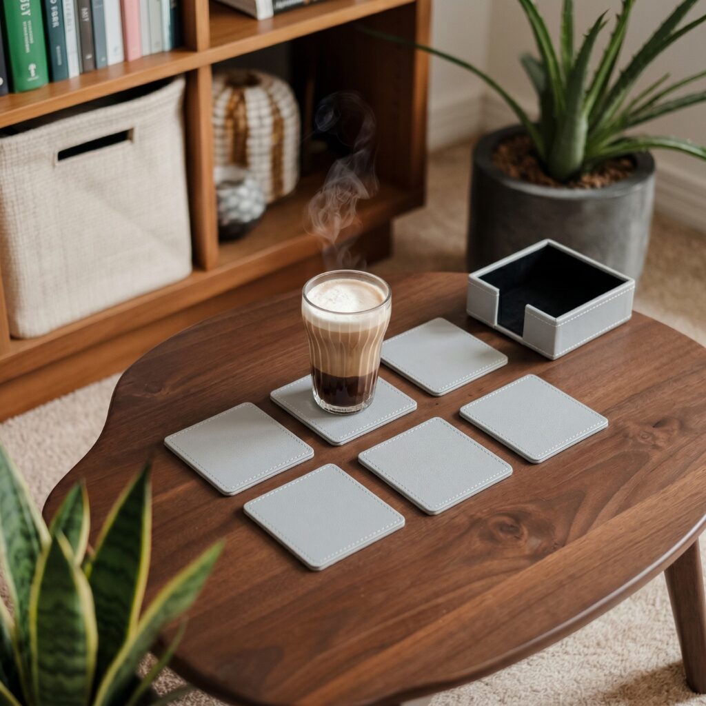 Coaster set- Grey